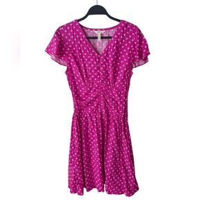 Matilda Jane Pink Floral Retro Dress Size Small
